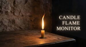 candle flame monitor