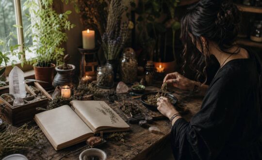 Move from occult study to hands-on witchcraft with small experiments, a flexible routine, and tradition-specific research—without forcing a