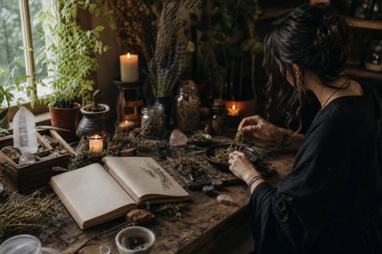 Move from occult study to hands-on witchcraft with small experiments, a flexible routine, and tradition-specific research—without forcing a
