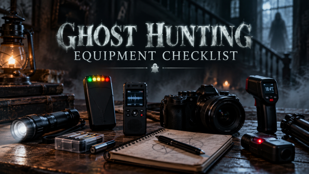 ghost hunting checklist