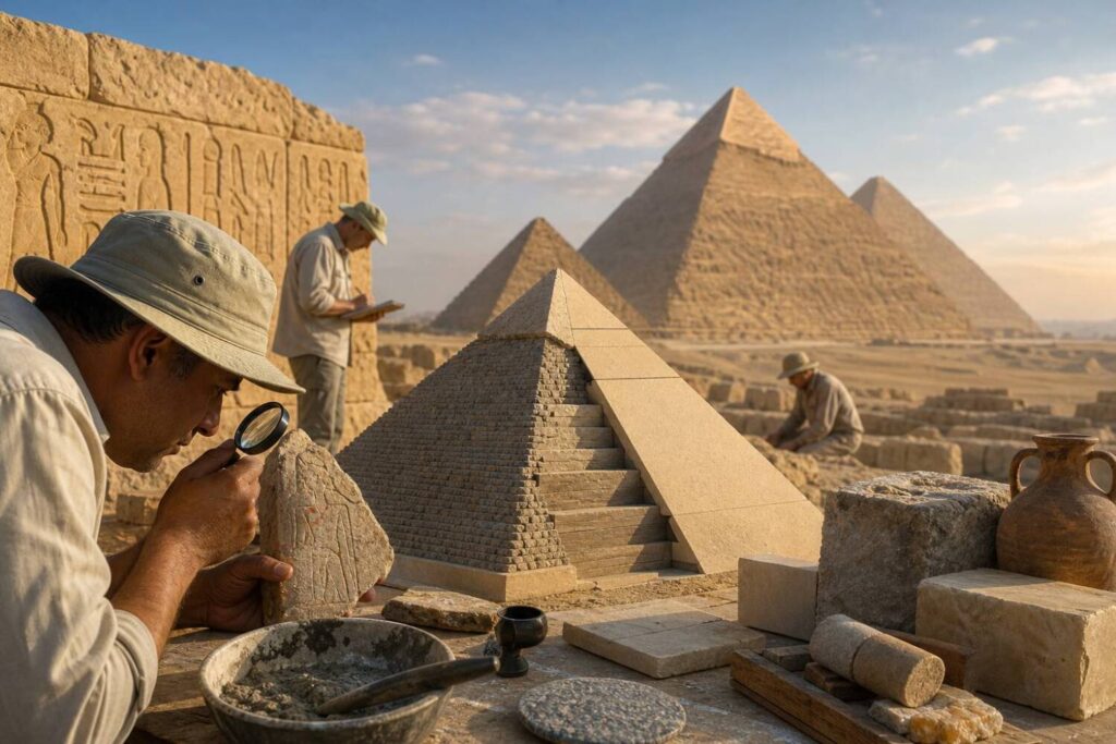 Learn how records, inscriptions, mortar and pyramid designs help date Egypt’s pyramids—and what the evidence does and doesn’t