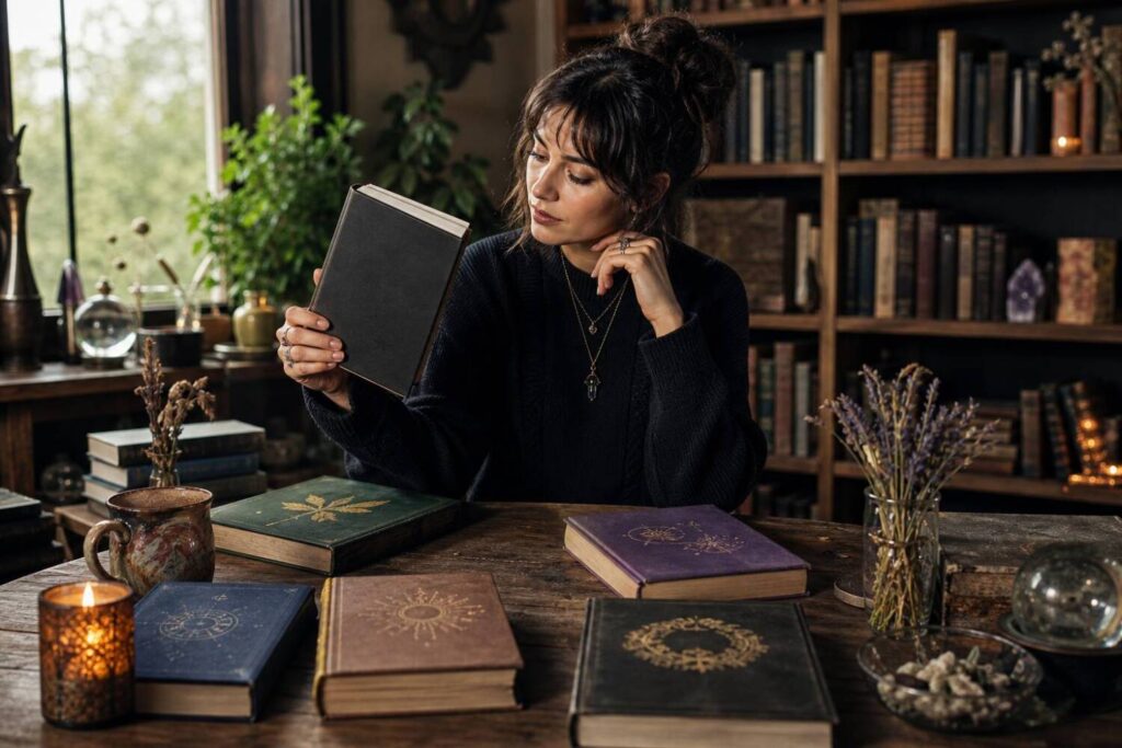 Learn how to choose a grounded witchcraft book by assessing its tradition, methods, and fit for everyday practice—without