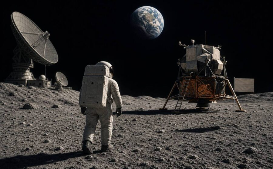 Explore common Moon-landing-hoax claims about Apollo broadcasts, lunar shadows, Soviet tracking and missing tapes—and what the evidence can