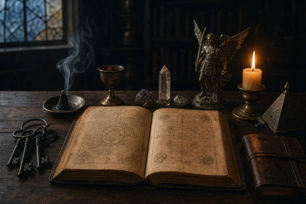 Explore the Keys of Solomon, their grimoire history, modern practice and Christian context—and learn to separate historical evidence