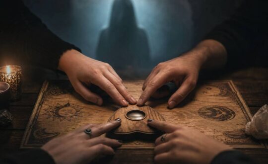 How do Ouija planchettes seem to move on their own? Learn about the ideomotor effect, expectation, folklore and